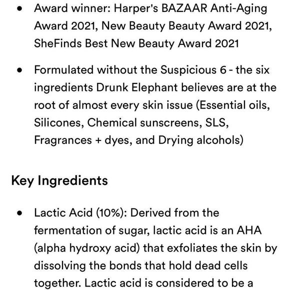 Drunk Elephant Protini Peptide Resurfacing Serum Travel Size 🐘💧 NEW - Picture 6 of 8